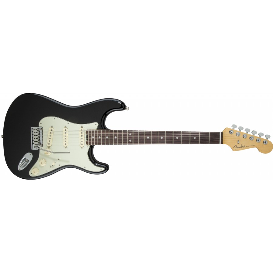 Fender American Elite Stratocaster Mystic Black - Rosewood Elektro Gitar