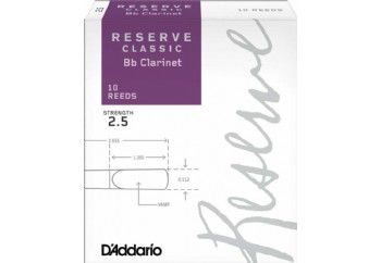 Rico Royal DCT Reserve Classic Bb Clarinet Reeds 2.5 - Bb Klarnet Kamışı