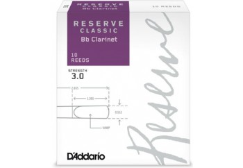 Rico Royal By DAddario DCT Reserve Classic Bb Clarinet Reeds 3 -  Bb Klarnet Kamışı