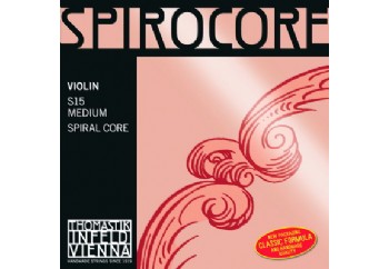 Thomastik Spirocore Medium Violin Strings Mi (E) - Tek Tel - Keman Teli