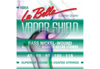 La Bella VSB5A Vapor Shield Bass Strings Takım Tel - 5 Telli Bas Gitar Teli 040-118