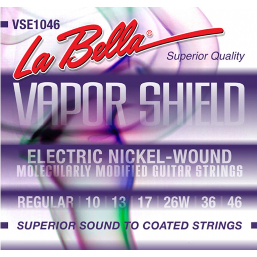 La Bella Vapor Shield VSE1046 Regular Takım Tel Elektro Gitar Teli 010-046