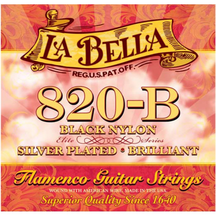 La Bella Elite 820B Takım Tel Flamenko Gitar Teli