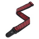 Planet Waves Woven Straps, Indie 50SJP03 Striped Jaquard on Polypro, Red