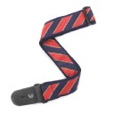 Planet Waves Woven Straps, Indie T20W1410 Tie Stripes - Blue & Red