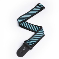 DAddario Woven Straps, Indie 50SJP01 Striped Jaquard on Polyopro, Blue
