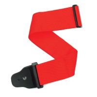 DAddario Woven Straps, Core 75B001 Wide Red