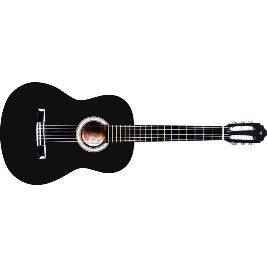 Valencia CG160 3/4 (11-13 yaş grubu) - BK - Siyah 1/4 Klasik Gitar