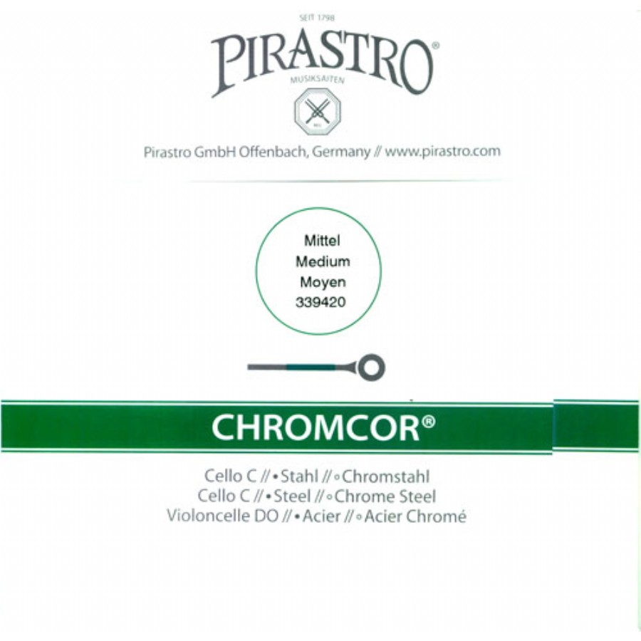 Pirastro Chromcor Cello Strings C-Do Tek Tel Çello Teli