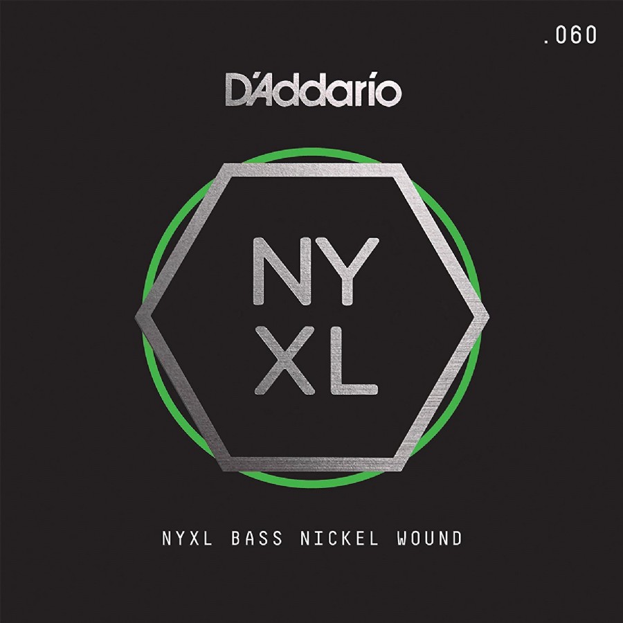 D'Addario NYXL Bass Nickel Wound Singles .060 - NYXLB060 Bas Gitar Tek Tel