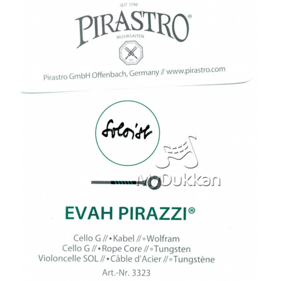 Pirastro Evah Pirazzi Soloist Cello Tek Tel - G (Sol) Çello teli