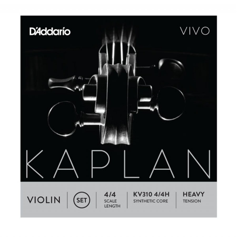 D'Addario Kaplan Vivo KV310 4/4H Violin Set, Heavy Tension Takım Tel Keman Teli
