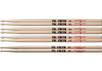 Vic Firth P5B-5BBRL 3-Pair 5B Sticks - Baget (4lü Paket)