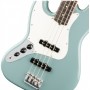 Fender American Professional Jazz Bass Left-Hand Sonic Grey - Rosewood Solak Bas Gitar