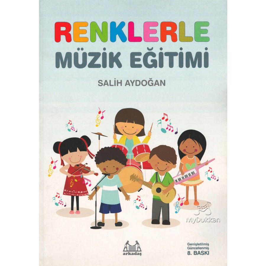 İlkokullar İçin Renklerle Müzik Eğitimi Kitap Salih Aydoğan