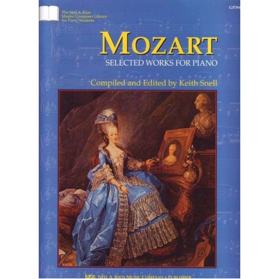 Mozart Selected Works for Piano Kitap Keith Snell