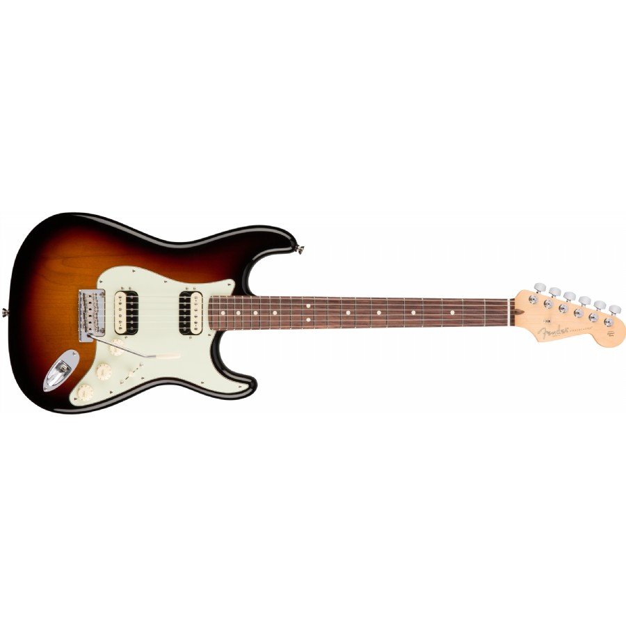 Fender American Professional Stratocaster HH Shawbucker 3-Color Sunburst - Rosewood Elektro Gitar