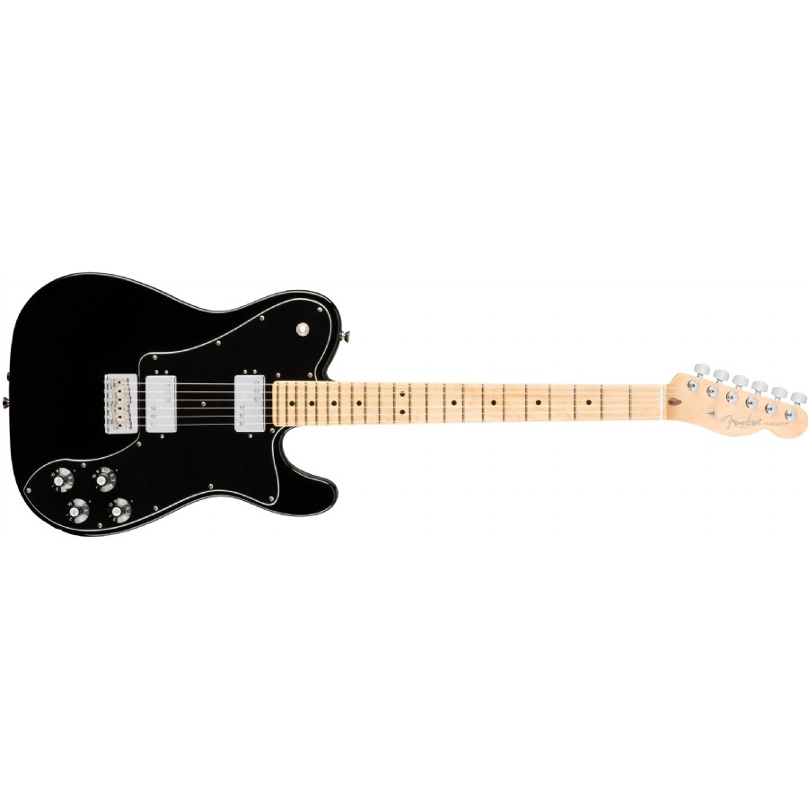 Fender American Professional Telecaster Deluxe Shawbucker Black - Maple Elektro Gitar