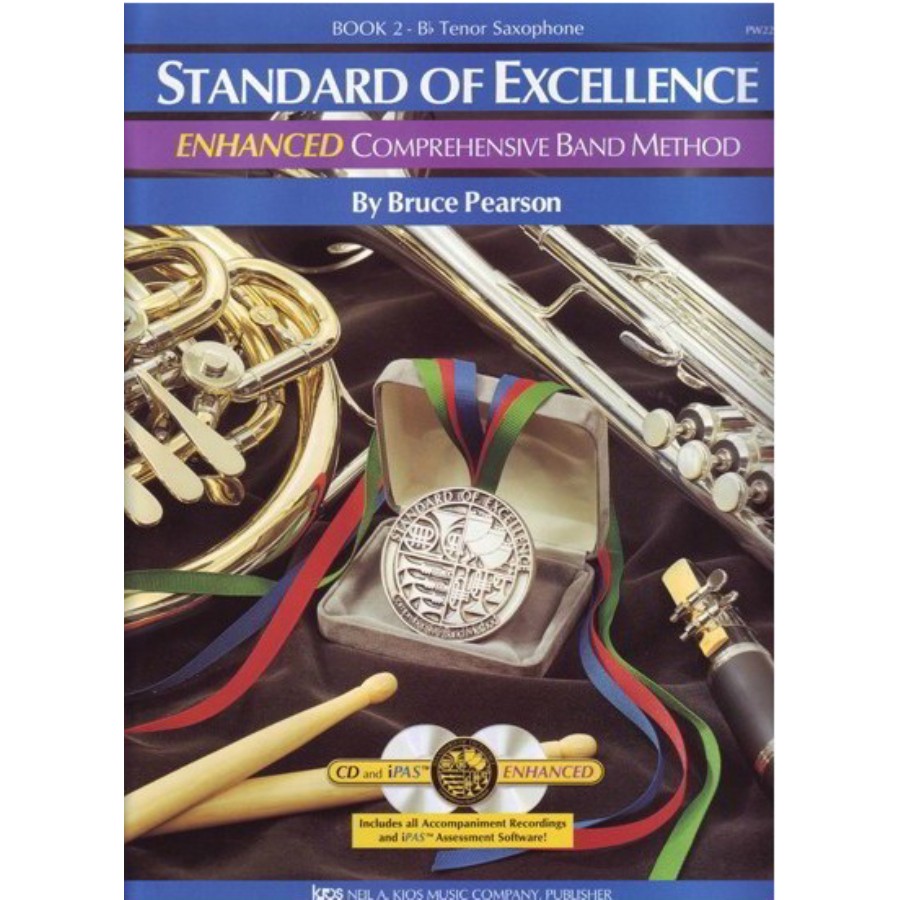 Standard of Excellence - Book 2 Enhanced Book Kitap Alto Saksofon Metodu (2 CD'li)