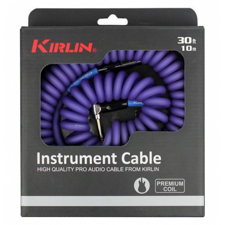 KIRLIN IMK-182BFGL /BLF Premium Coil Instrument Cable 10 metre Enstrüman Kablosu (10m)