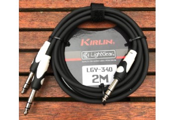 KIRLIN LGY-340-2 LightGear Y-Cable 2 metre - 1/4 inch TRS Plug - 2x 1/4 inch TRS Plug Y-kablo (2mt)