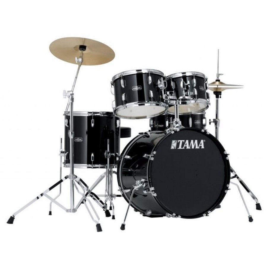 Tama SG50H5C StageStar 5 Pcs Drum Kit BK - Black Akustik Davul Seti