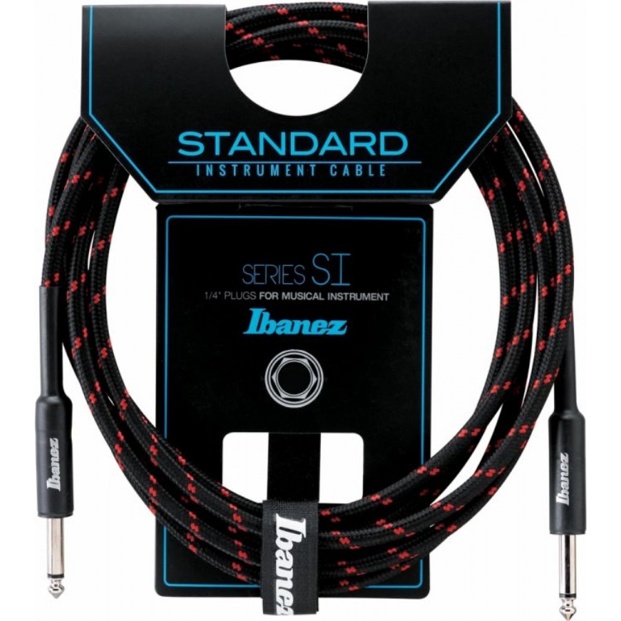 Ibanez SI20 Standard Woven Instrument Cable BW Enstrüman Kablosu (6,1mt)