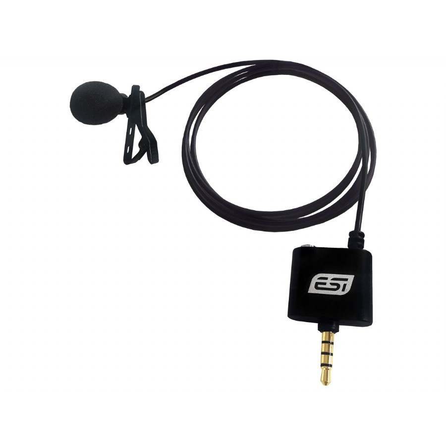 ESI Audio cosMik Lav iPhone, iPad, Android ve Çeşitli Mobil Cihazlar için Lavalier Omni-directional Condenser Mikrofon