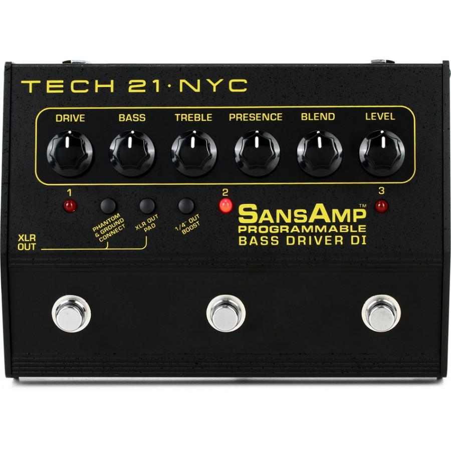 Tech 21 SansAmp Programmable Bass Driver Preamp & Drive