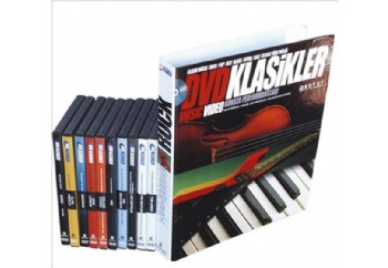 DVD Klasikler - Rock Müzik Fasikül Seti Kitap + DVD - 10 DVD Hediye