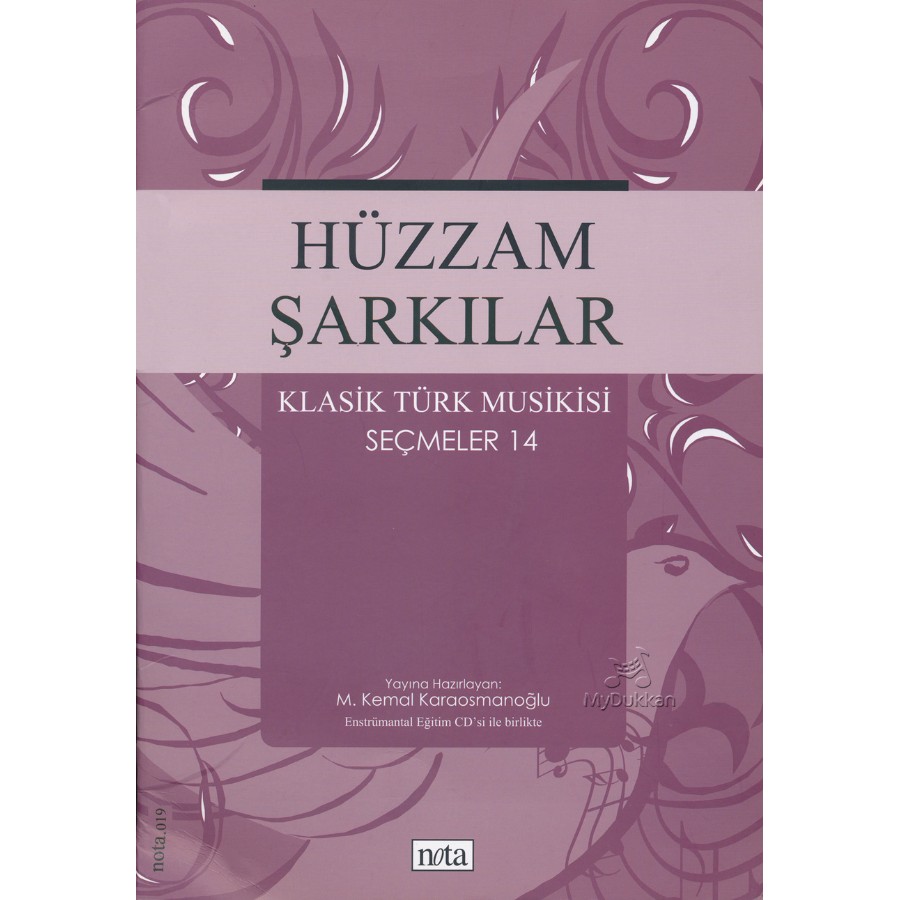 Hüzzam Şarkılar - Klasik Türk Musikisi Seçmeler 14 Kitap Kolektif
