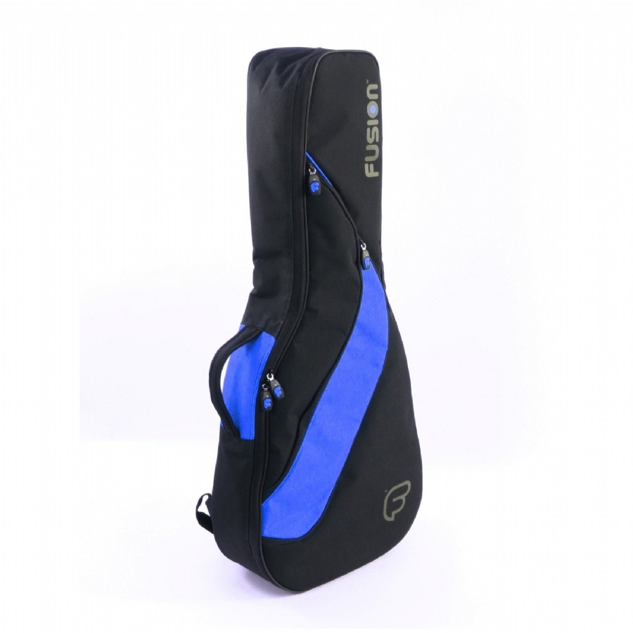 Fusion FG-03 Funksion Acoustic Guitar Gig Bag Black & Blue Akustik Gitar Çantası