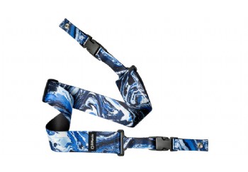 DiMarzio Steve Vai ClipLock DD2240 - Blue Universe - Kilitli Gitar Askısı