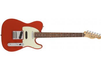 Fender Deluxe Nashville Telecaster Fiesta Red - Pau Ferro - Elektro Gitar