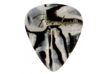 Fender 351 Shape Graphic Picks Zebra - Thin - 1 Adet - Pena