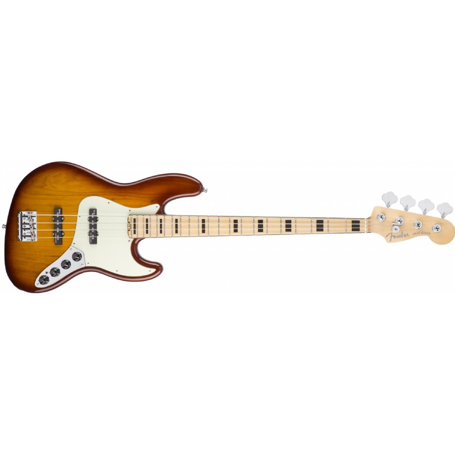 Fender American Elite Jazz Bass Tobacco Sunburst - Maple Bas Gitar