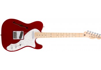 Fender Deluxe Telecaster Thinline Candy Apple Red - Maple - Elektro Gitar
