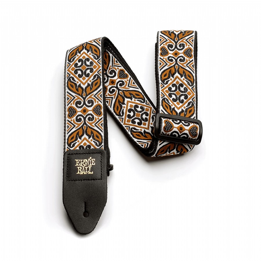 Ernie Ball Jacquard Guitar Straps P04161 - Tribal Brown Gitar Askısı