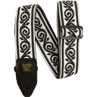 Ernie Ball Jacquard Guitar Straps P05342 - Black Vine