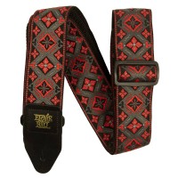 Ernie Ball Jacquard Guitar Straps P05346 - Red King