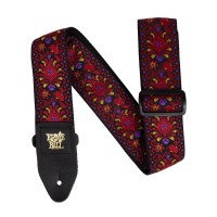 Ernie Ball Jacquard Guitar Straps P05369 - Crimson Royal Bloom