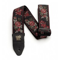 Ernie Ball Jacquard Guitar Straps P04142 - Red Rose