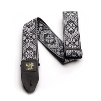 Ernie Ball Jacquard Guitar Straps P04166 - Tribal Silver