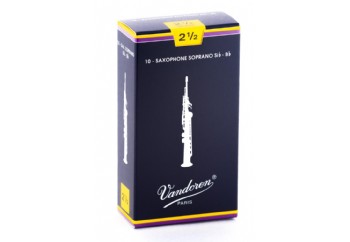 Vandoren Traditional Soprano Saxophone Reeds 2.5 - Soprano Saksofon Kamışı