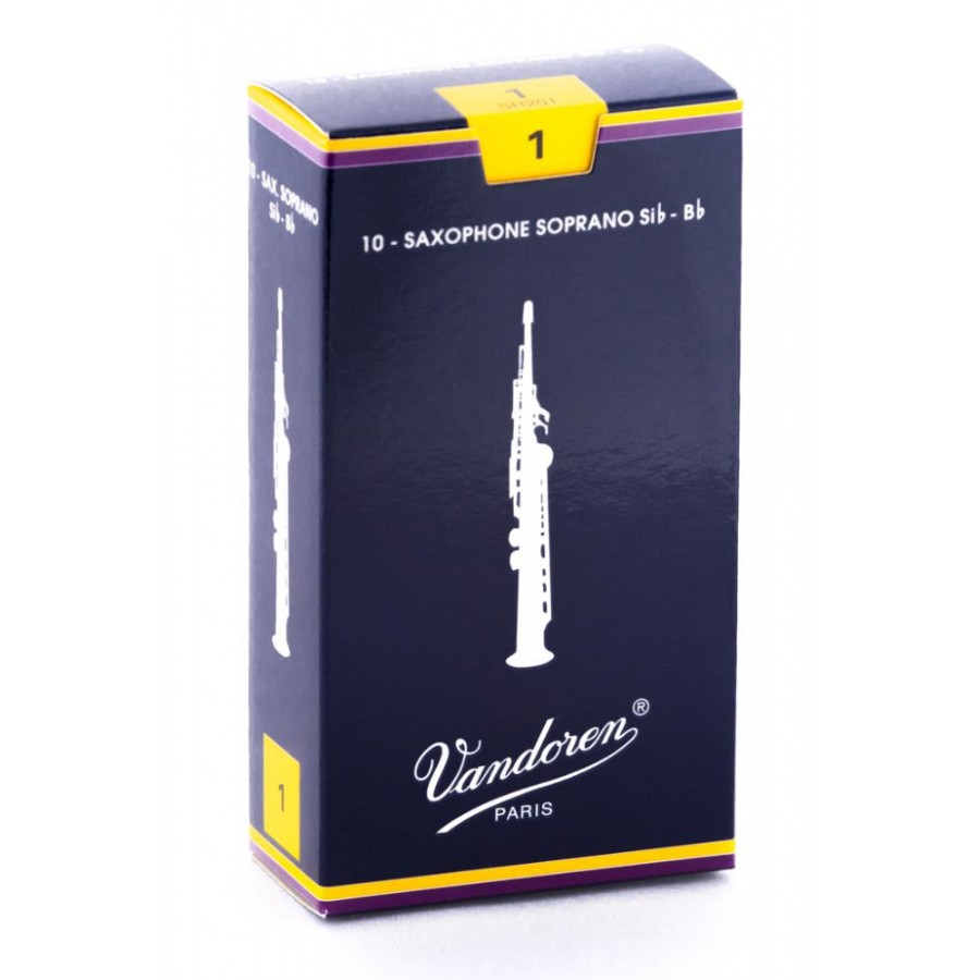 Vandoren Traditional Soprano Saxophone Reeds 1 Soprano Saksofon Kamışı
