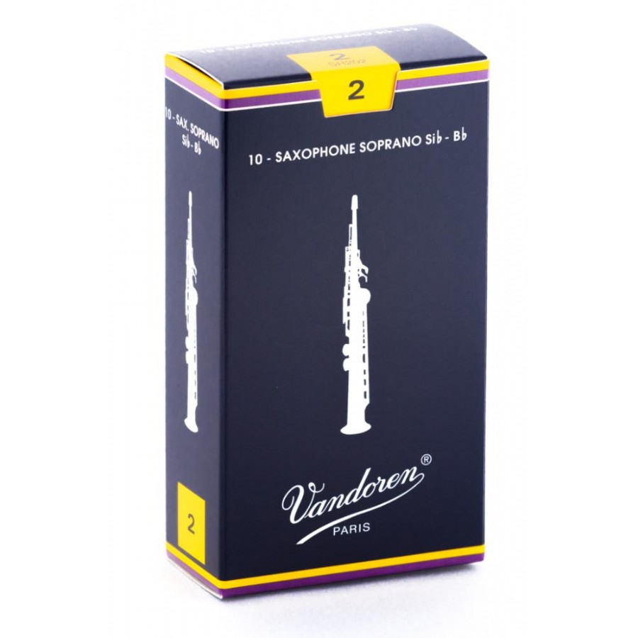 Vandoren Traditional Soprano Saxophone Reeds 2 Soprano Saksofon Kamışı