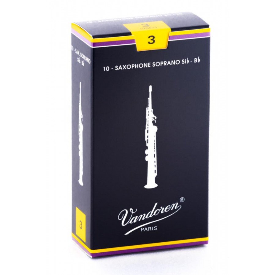 Vandoren Traditional Soprano Saxophone Reeds 3 Soprano Saksofon Kamışı