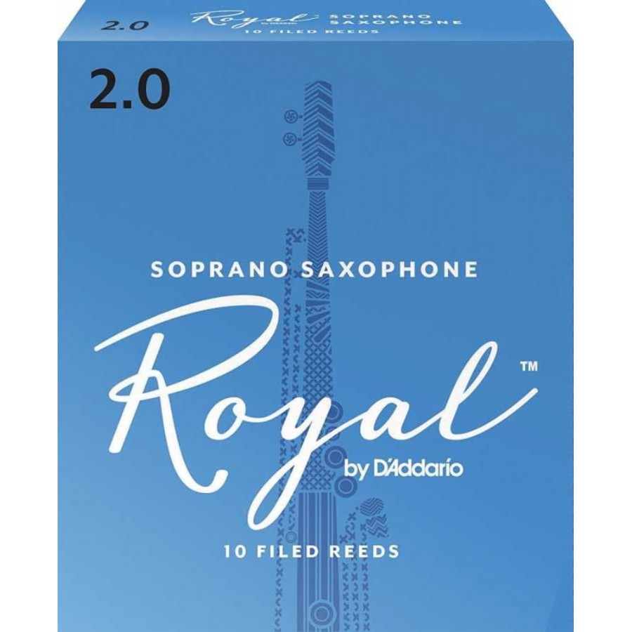 Rico Royal By DAddario RIB Soprano Saxophone 2 Soprano Saksofon Kamışı