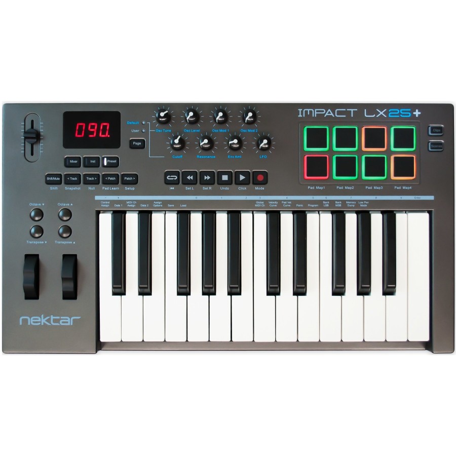 Nektar Impact LX25+ MIDI Klavye - 25 Tuş