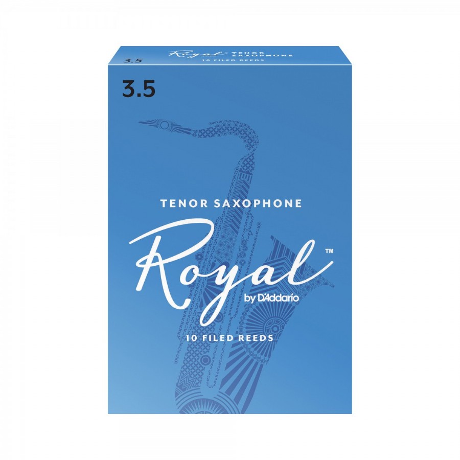 Rico Royal RKB Tenor Saxophone (Box of 10) 3.5 Tenor Saksofon Kamışı